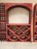 DESCRIPTION: 46" X 13" X 72" WOODEN WINE DISPLAY UNIT SIZE: 46" X 13" X 72" LOCATION: SHOWROOM 1 QTY: 1 - 3