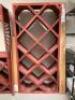 DESCRIPTION: 34" X 12" X 72" WOODEN WINE DISPLAY RACK SIZE: 34" X 12" X 72" LOCATION: SHOWROOM 1 QTY: 1 - 3