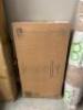 DESCRIPTION: 4-DOOR STORAGE CABINET-WHITE BRAND/MODEL: MAINSTAYS RETAIL$: $86.17 SIZE: 21" X 15" X 60" LOCATION: SHOWROOM 1 QTY: 1 - 2