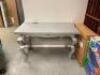 DESCRIPTION: 48" X 24" WOODEN OFFICE DESK W/ DRAWER- GRAY SIZE: 48" X 24" LOCATION: SHOWROOM 1 QTY: 1 - 3