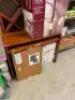 DESCRIPTION: 40" X 16" WOODEN OFFICE DESK WITH SLIDING KEYBOARD TRAY SIZE: 40" X 16" LOCATION: SHOWROOM 1 QTY: 1 - 5