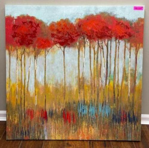 DESCRIPTION: 39" X 39" CANVAS WALL DECOR LOCATION: UPSTAIRS OFFICE QTY: 1