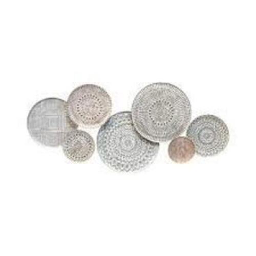 DESCRIPTION: BOHO PATTERNED METAL CIRCLES CENTERPIECE WALL DECOR BRAND/MODEL: STRATTON RETAIL$: $81.99 SIZE: 43" X 18" LOCATION: SHOWROOM 1 QTY: 1