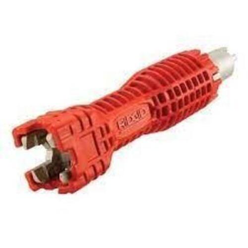 DESCRIPTION: EZ CHANGE PLUMBING WRENCH FAUCET INSTALLATION AND REMOVAL TOOL BRAND/MODEL: RIDGID RETAIL$: $22.97 LOCATION: SHOWROOM 1 QTY: 1