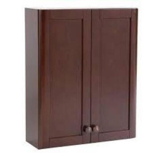 DESCRIPTION: MADELINE 20.5 IN. W X 25 IN. H OVER JOHN IN CHESTNUT BRAND/MODEL: HOME DECORATORS COLLECTION RETAIL$: $159.00 LOCATION: SHOWROOM 1 QTY: 1