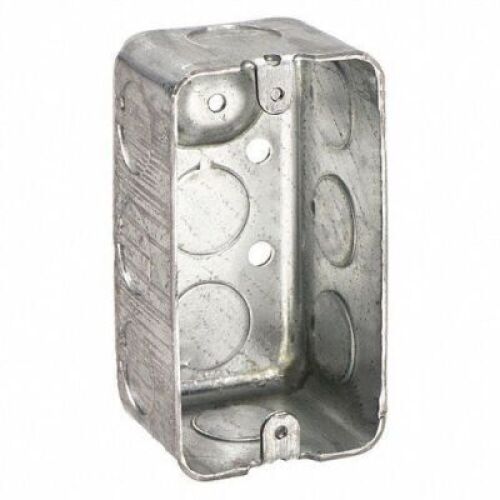 DESCRIPTION: (10) SINGLE GANG ELECTRICAL ENCLOSURES&nbsp;RETAIL$: $8.67 EAQTY: 10