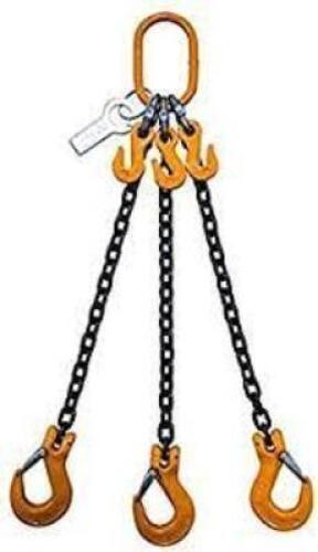 DESCRIPTION: (2) CHAIN SLING, 3 LEGS BRAND/MODEL: STARKE #WLL3500 INFORMATION: YELLOW RETAIL$: $201.99 EA SIZE: 3' REACH QTY: 2