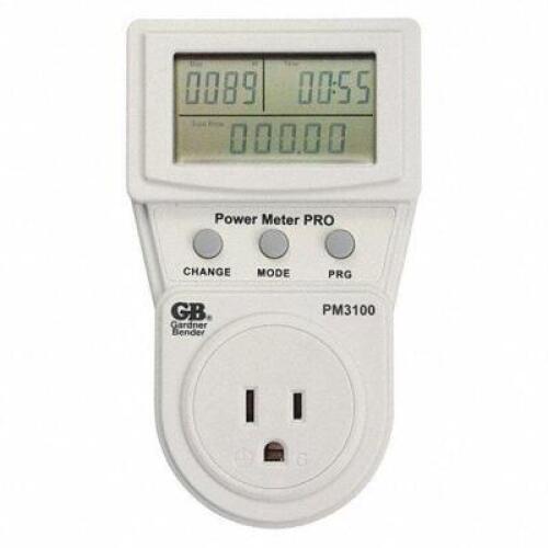DESCRIPTION: (3) ENERGY MANAGEMENT DEVICE, POWER METER PRO BRAND/MODEL: GARDNER BENDER #54JH73 RETAIL$: $44.34 EA QTY: 3