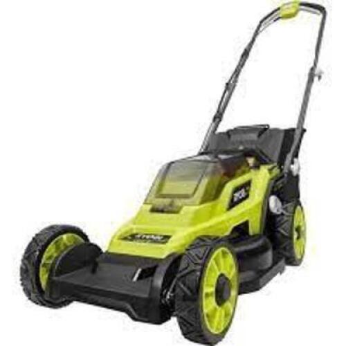 DESCRIPTION (1) CORDLESS BATTERY WALK BEHIND PUSH MOWER BRAND/MODEL RYOBI #1005-788-740 ADDITIONAL INFORMATION RETAILS FOR $200.00 SIZE 13" THIS LOT I