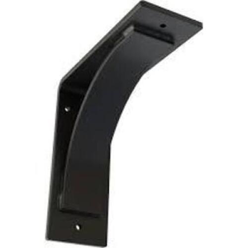 DESCRIPTION: (1) STEEL BRACKET BRAND/MODEL: MORRIS INFORMATION: POWDER COATED BLACK RETAIL$: $31.68 EA SIZE: 3"W 8"D 8"H QTY: 1