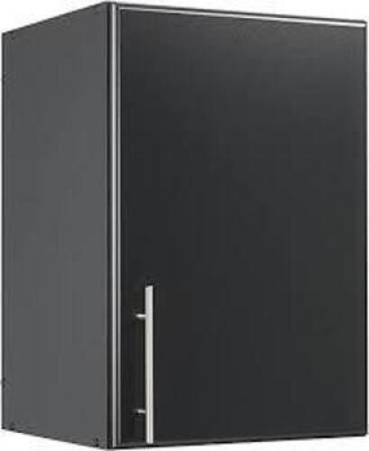 DESCRIPTION: (1) WALL STORAGE CABINET BRAND/MODEL: PREPAC #BEW-1624 INFORMATION: BLACK RETAIL$: $83.99 EA SIZE: 16" QTY: 1