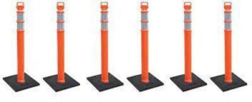 DESCRIPTION: (1) BOX OF (3) EASY GRAB DELINEATOR POST BRAND/MODEL: CORTINA #03-747RBC-3 INFORMATION: ORANGE, HI-VIZ RETAIL$: $78.20 TOTAL SIZE: 45" QT
