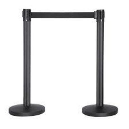 DESCRIPTION: (1) SET OF RETRACTABLE BARRIER BELT INFORMATION: BLACK RETAIL$: $200.00 EA QTY: 1