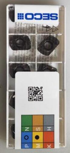 DESCRIPTION: (40) LPKT STYLE CARBIDE MILLING INSERTS BRAND/MODEL: SECO LPKT09T420TR-ME08 RETAIL$: $ 13.20 PER INSERT QTY: 40