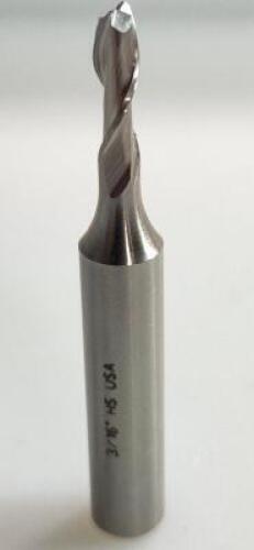 DESCRIPTION: (2) HSS SQ END MILL BRAND/MODEL: HERTEL 41116716 RETAIL$: 34.49 EA SIZE: 3/16", 1/2" LOC 3/8" SD QTY: 2