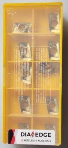 DESCRIPTION: (30) AOMT STYLE CARBIDE MILLING INSERTS BRAND/MODEL: MITSUBISHI AOMT184808PEER-H RETAIL$: $14.95 PER INSERT QTY: 30