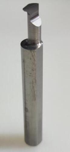 DESCRIPTION: (2) CARBIDE STANDARD PROFILING TOOLS BRAND/MODEL: ITI 56-1130 RETAIL$: $66.48 EA SIZE: .300 MIN BORE .500 MAX DEPTH .015 RAD QTY: 2