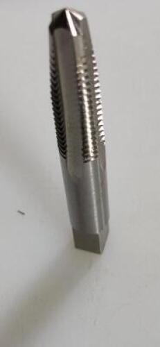 DESCRIPTION: (10) HSS HAND TAPER TAP BRAND/MODEL: DRILL AMERICA T/A54582 RETAIL$: 56.4 SIZE: 3/8"-16 QTY: 10