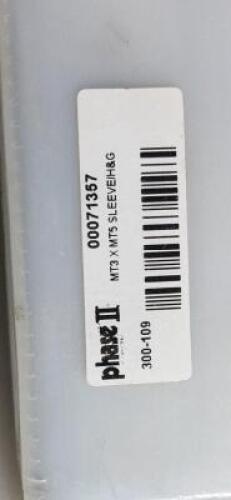 DESCRIPTION: (1) STANDARD REDUCING SLEEVE BRAND/MODEL: PHASE II 00071357 RETAIL$: 58.32 SIZE: MT3 IN MT5 OUT QTY: 1