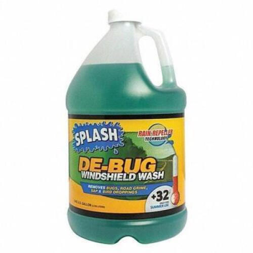 DESCRIPTION: (2) WINDSHIELD WASHER DEBUG RAIN REPELLENT BRAND/MODEL: SPLASH #3HAH8 RETAIL$: $3.50 EA SIZE: 1 GALLON QTY: 2