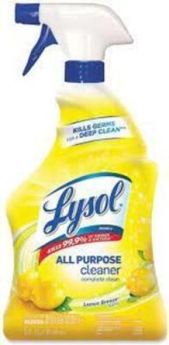 DESCRIPTION: (6) ALL PURPOSE CLEANER BRAND/MODEL: LYSOL INFORMATION: LEMON BREEZE RETAIL$: $6.00 EA SIZE: 32 OZ QTY: 6
