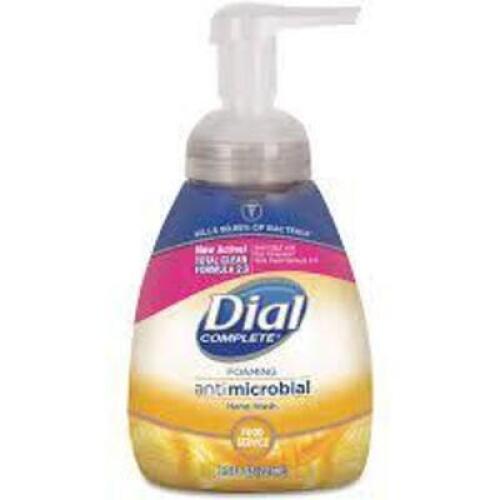 DESCRIPTION: (2) FOAMING ANTIMICROBIAL HAND WASH FOR FOOD SERVICE BRAND/MODEL: DIAL COMPLETE INFORMATION: ORIGINAL SCENT RETAIL$: $10.58 EA SIZE: 7.5