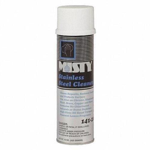 DESCRIPTION: (6) STAINLESS STEEL CLEANER BRAND/MODEL: MISTY #20H881 RETAIL$: $20.00 EA SIZE: 15 OZ QTY: 6
