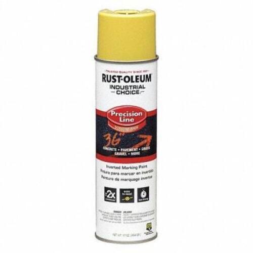 DESCRIPTION: (6) WATER BASED PRECISION LINE MARKING PAINT BRAND/MODEL: RUST-OLEUM #6KP33 INFORMATION: YELLOW RETAIL$: $6.78 EA SIZE: 17 OZ QTY: 6