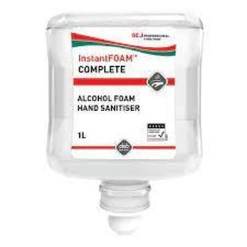 DESCRIPTION: (3) HAND SANITIZER REFILL BRAND/MODEL: SCJ INSTANTFOAM COMPLETE #54TT89 RETAIL$: $30.50 EA SIZE: 1L QTY: 3