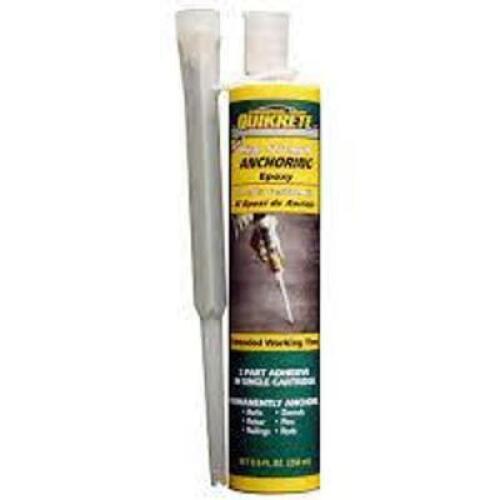 DESCRIPTION: (4) HIGH STRENGTH ANCHORING EPOXY BRAND/MODEL: QUIKRETE RETAIL$: $33.97 EA SIZE: 8.6 OZ QTY: 4