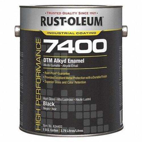 DESCRIPTION: (1) ALKYD ENAMEL BRAND/MODEL: RUST-OLEUM 7400 INFORMATION: BLACK RETAIL$: $85.82 EA SIZE: 1 GALLON QTY: 1