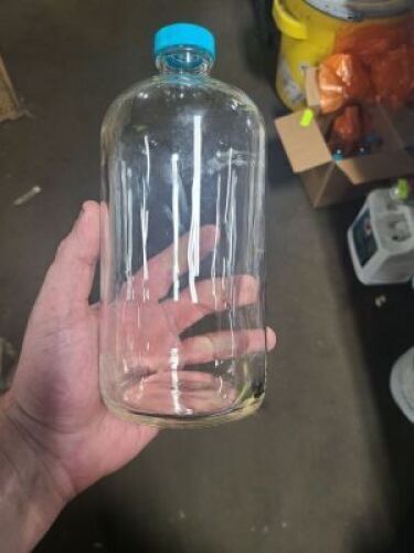 DESCRIPTION: (6) STERILE VIAL GLASS BOTTLES RETAIL$: $7.49 EA QTY: 6