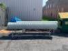 DESCRIPTION: (2) LARGE METAL TUBE STORAGE CONTAINER W/ LEGS (LOCKABLE) LOCATION: PARKING LOT QTY: 2 - 5