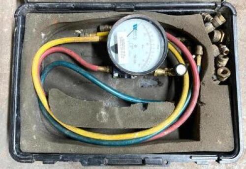 DESCRIPTION: WATTS TK-9A BLACKFLOW PREVENTER TEST KIT BRAND/MODEL: WATTS LOCATION: SHOWROOM #2 QTY: 1