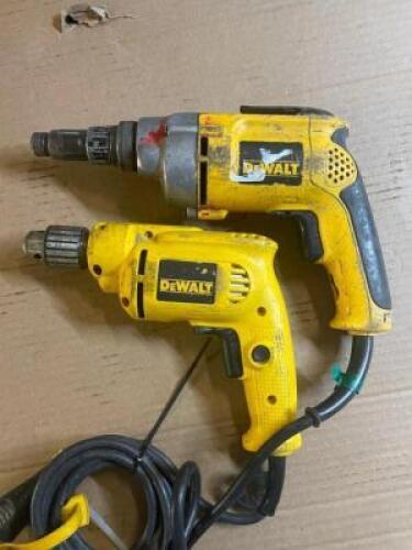 DESCRIPTION: (2) DEWALT VSR DRILL & 3/8" ROTARY DRILL LOCATION: SHOWROOM #2 QTY: 2