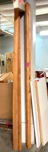 DESCRIPTION: (4) 8' BOARDS SIZE: 2"X4" LOCATION: SHOWROOM 2 QTY: 4