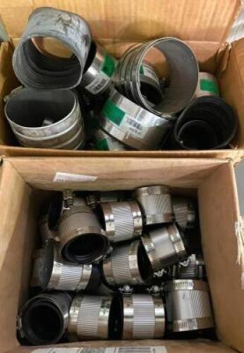 DESCRIPTION: ASSORTED SHIELDED TRANSITION COUPLINGS AS SHOWN LOCATION: SHOWROOM 2 QTY: 1