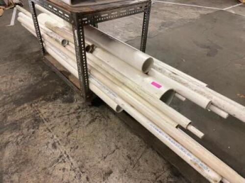 DESCRIPTION: ASSORTED PVC PIPE SECTIONS. LOCATION: WAREHOUSE QTY: 1