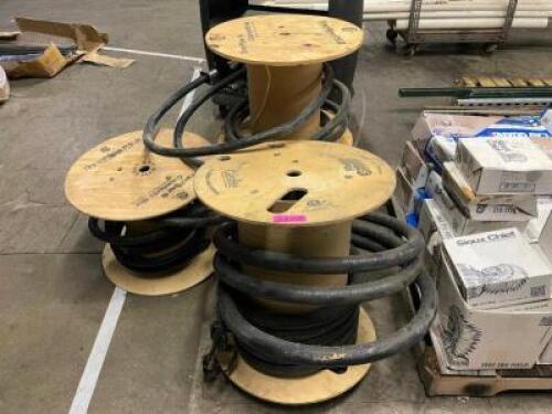 DESCRIPTION: (3) PARTIAL SPOOLS OF FLEXIBLE GAS PIPING. BRAND / MODEL: FLASH SHIELD LOCATION: WAREHOUSE THIS LOT IS: ONE MONEY QTY: 1