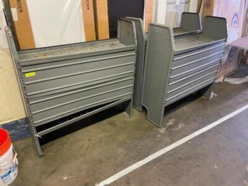 DESCRIPTION: (3) 48" SECTIONS OF CARGO VAN / SERVICE TRUCK SHELVING ORGANIZERS. LOCATION: BREEZE WAY THIS LOT IS: SOLD BY THE PIECE QTY: 3