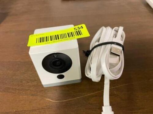 DESCRIPTION: SMALL DIGITAL CAMERA BRAND / MODEL: WYZE CAM V2 ADDITIONAL INFORMATION W/ USB CORD LOCATION: SHR2 QTY: 1