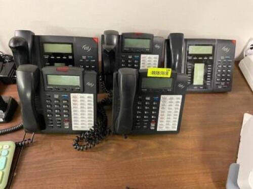 DESCRIPTION: (5) ESI OFFICE PHONES BRAND / MODEL: ESI LOCATION: SHR2 THIS LOT IS: ONE MONEY QTY: 1