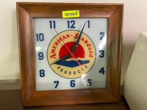 DESCRIPTION: AMERICAN STANDARD OFFICE CLOCK LOCATION: SHR2 QTY: 1
