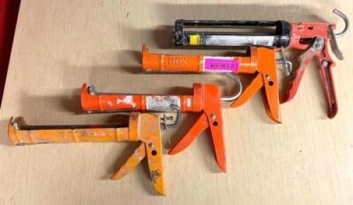 DESCRIPTION: (4) STANDARD CAULK GUNS LOCATION: SHOWROOM #2 QTY: 4