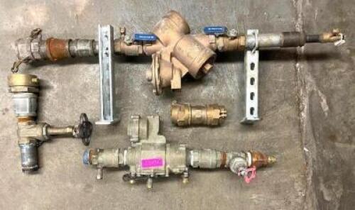 DESCRIPTION: VARIOUS PLUMBING VALVES AND ASSEMBLY AS SHOWN LOCATION: SHOWROOM #2 QTY: 1
