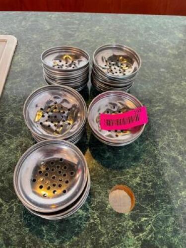 LARGE GROUP OF SHAKER TOPS