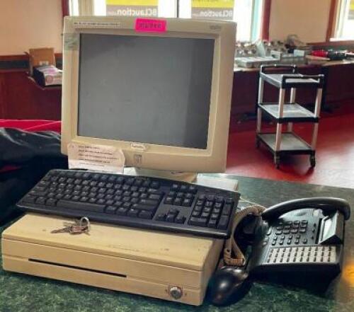 POS SYSTEM WITH CASH DRAWER AND OFFICE PHONE