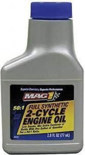 DESCRIPTION (6) 2 CYCLE ENGINE OIL BRAND/MODEL MAG 1 #43Y868 ADDITIONAL INFORMATION RETAILS FOR $1.40 EA SIZE 2.6 FL OZ THIS LOT IS SOLD BY THE PIECE