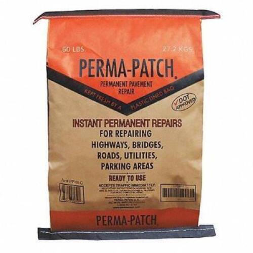 DESCRIPTION: (12) BAGS OF COLD PATCH BRAND/MODEL: PERMA-PATCH #3ZC17 INFORMATION: BLACK RETAIL$: $39.23 PER BAG SIZE: 60 LB QTY: 12