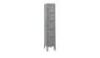 DESCRIPTION: (1) FIVE TIER PREMIUM LOCKER BRAND/MODEL: HALLOWELL #T9FB2143185 INFORMATION: DARK GRAY RETAIL$: $597.41 EA SIZE: 12"W 15"D 66"H QTY: 1